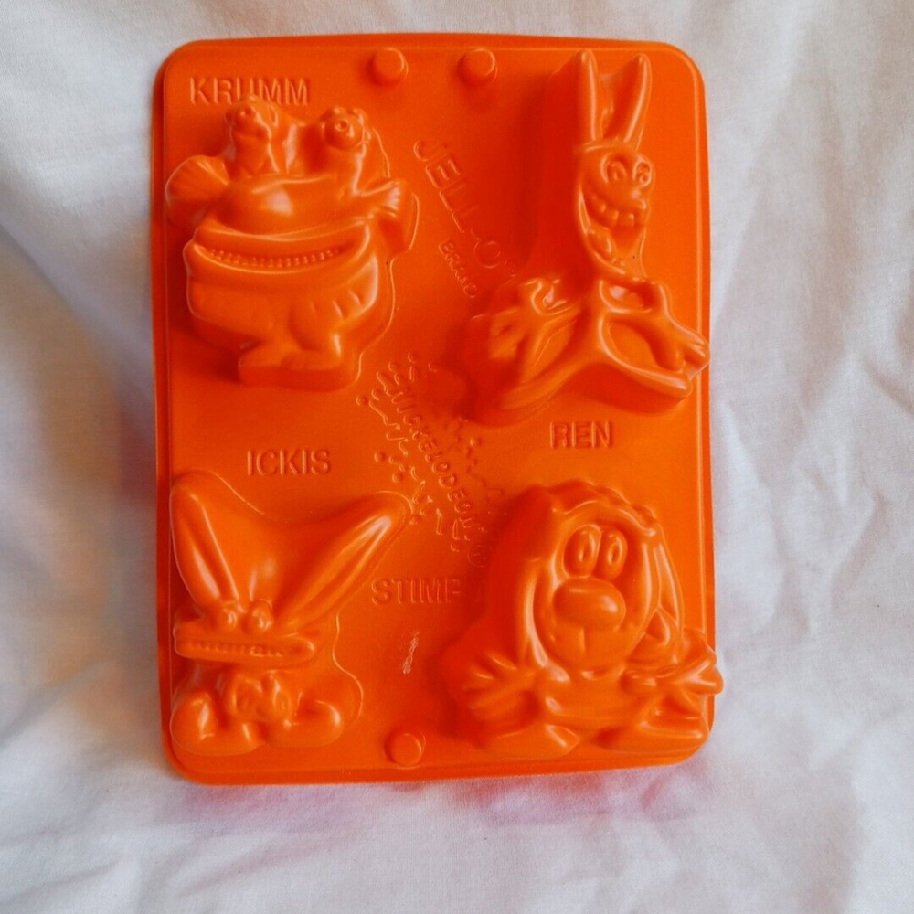 Nickelodeon Jell-O Jigglers Mold Ren Stimpy Ickis Krumm